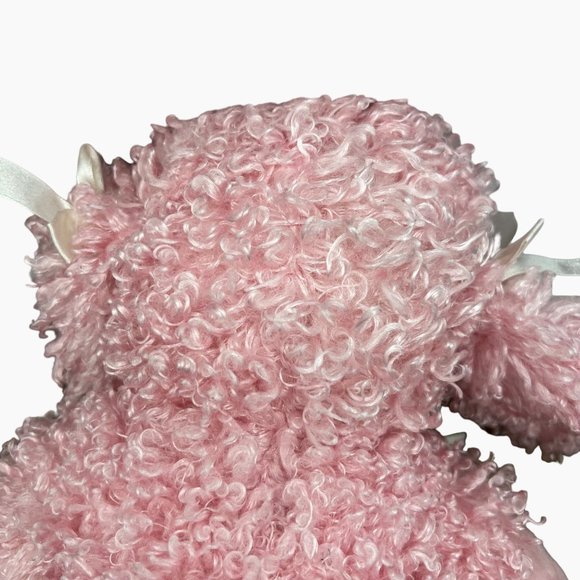 Build A Bear French Pink Poodle Dog Puppy Plush Stuffed Animal Toy Boucle BABW - Picture 9 of 13